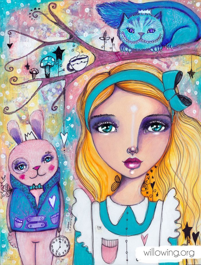 Alice in Wonderland 2 - Original Painting