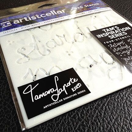 Tam's Inspiration Series Stencils - Artistcellar Signature Series Stencils designed by Tamara Laporte