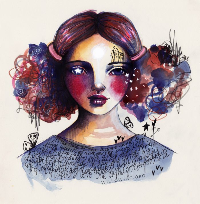 Indigo Child - Original Painting