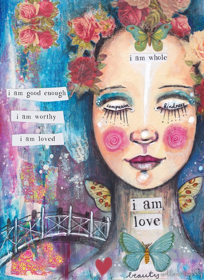 I Am Love - Limited Edition Hand Embellished Giclee Print