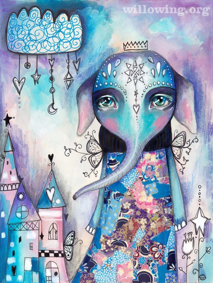 Elephant Love - Original Painting