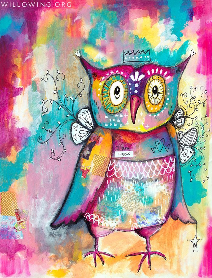 Owl Wisdom - Original Painting