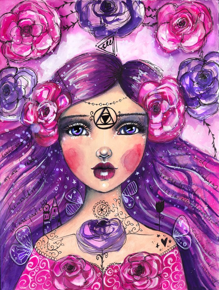 Protection Warrior - Original Painting