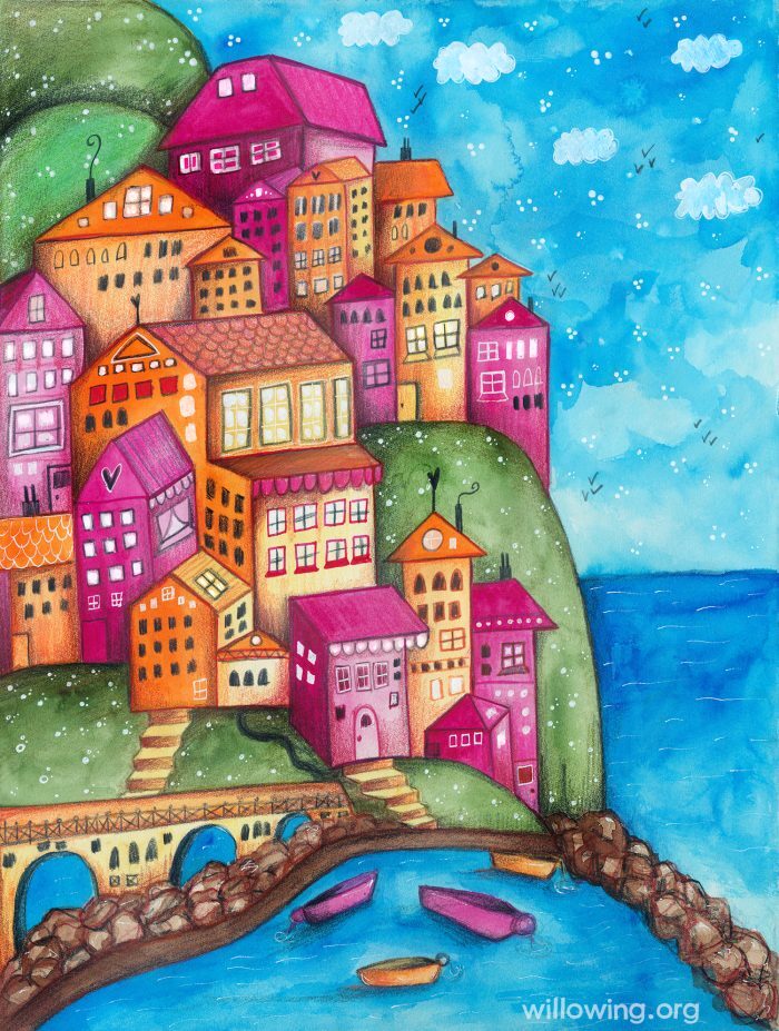 Amalfi Coast - Original Painting