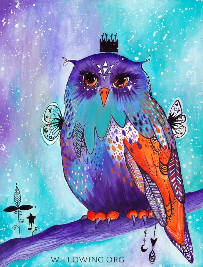 Snow Owl - Original Painting
