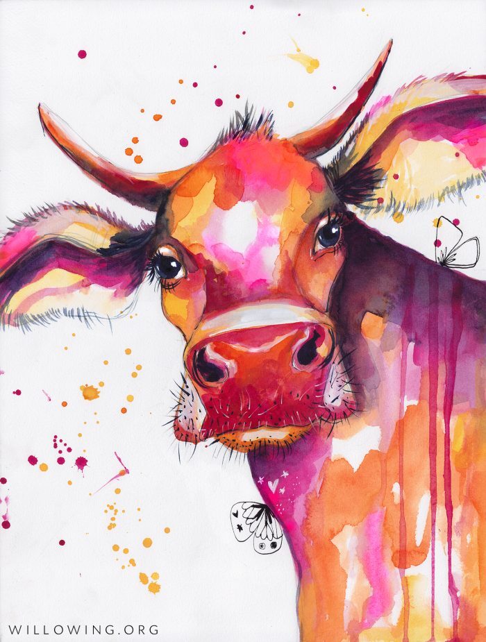 Sassy Cow - Original Painting