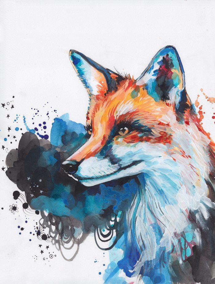 Fox Galaxy - Original Painting