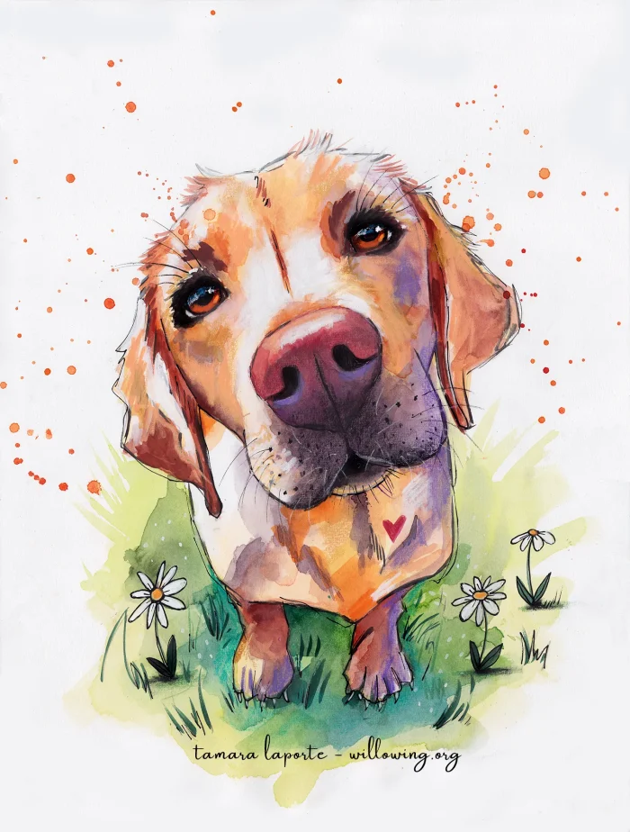 A Dogs Devotion - Original Painting