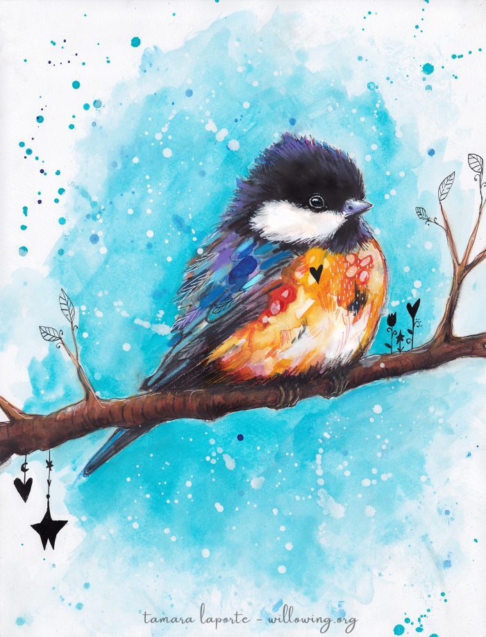Chickadee - Original Painting