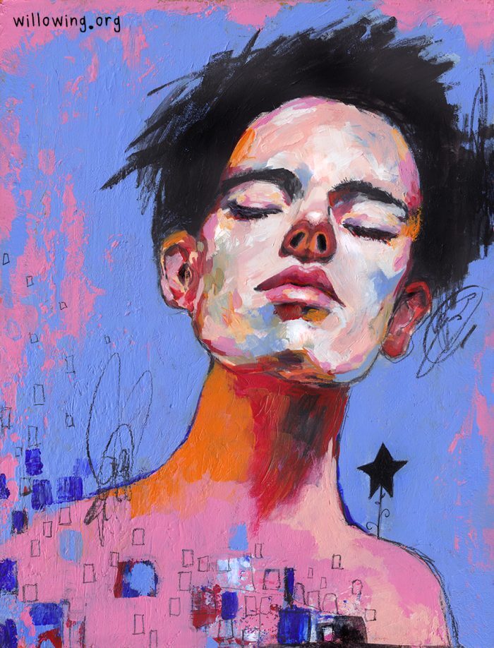 Egon Ecstacy Or Drowning - Original Painting