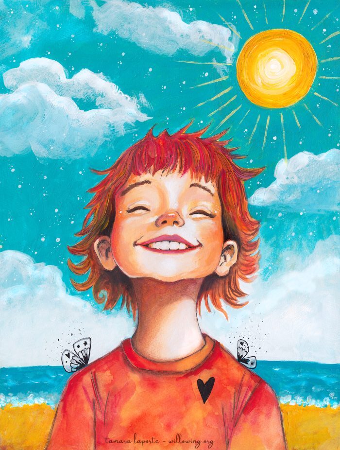 Sunshine Boy Joy - Original Painting