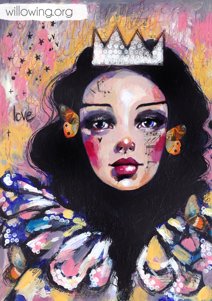 Sad Queen - Original Painting