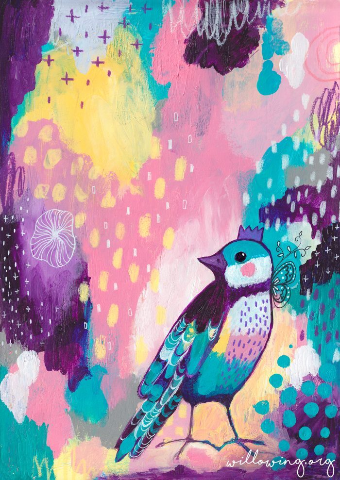 Abstract Bird 2 - Original Painting