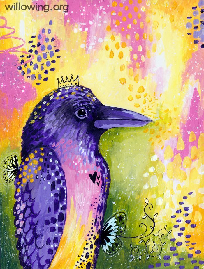 Raven Kingfisher - Original Painting