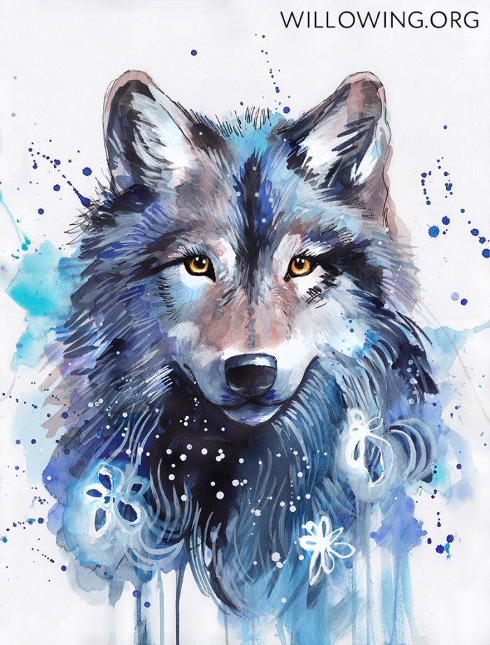 Sweet Wolf - Original Painting