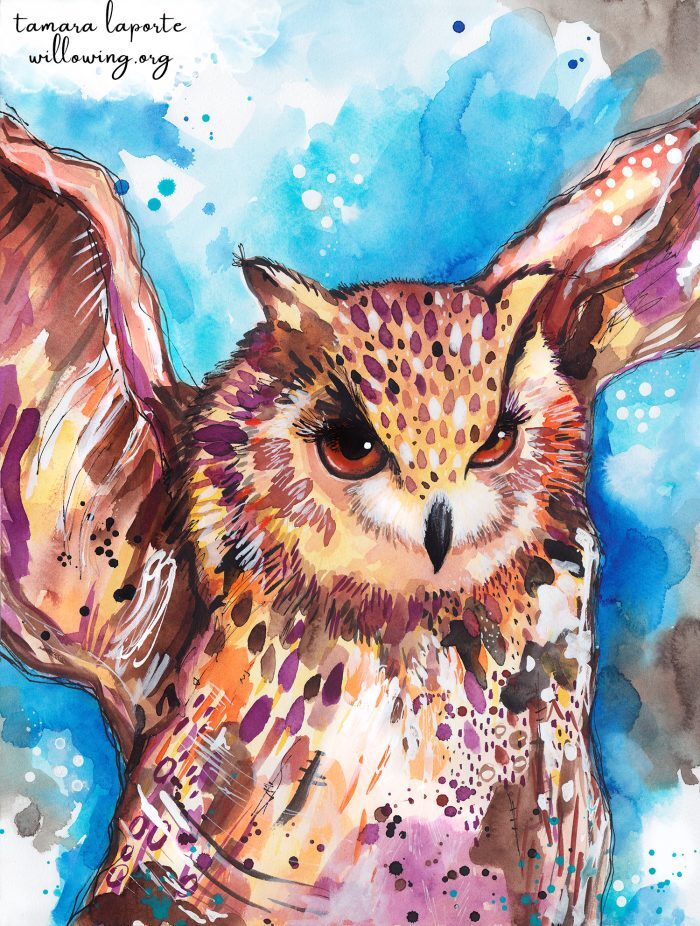 Owl Odyssey - Original Painting