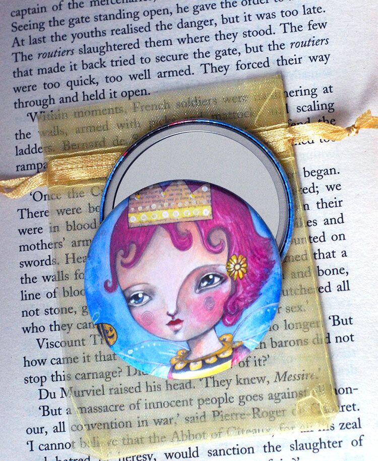 Bee Girl - Pocket Mirror