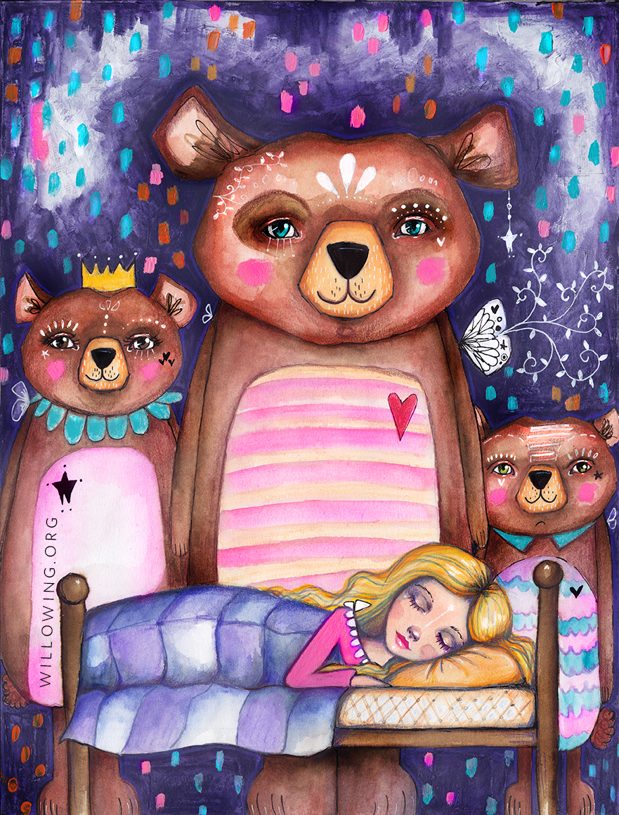 Goldilocks - Original Painting