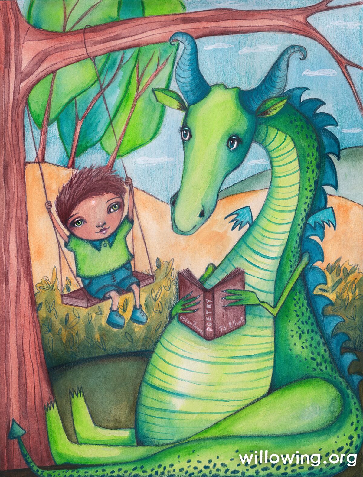 Reluctant Dragon - Original Painting