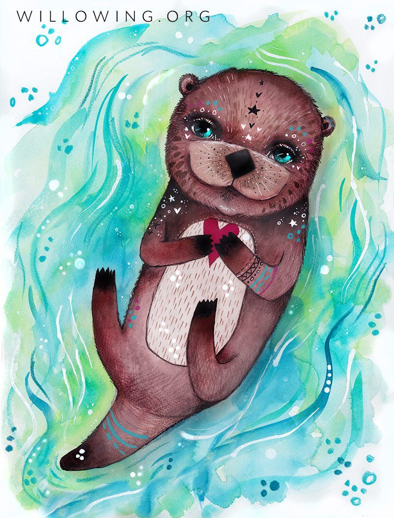 Otterly Lovely - Original Painting